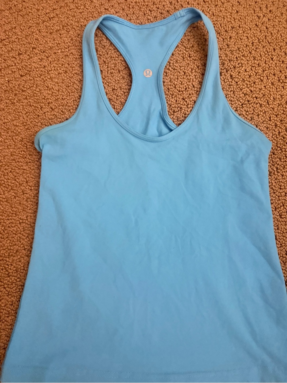 lululemon athletica Light Blue Racerback Performance Tank